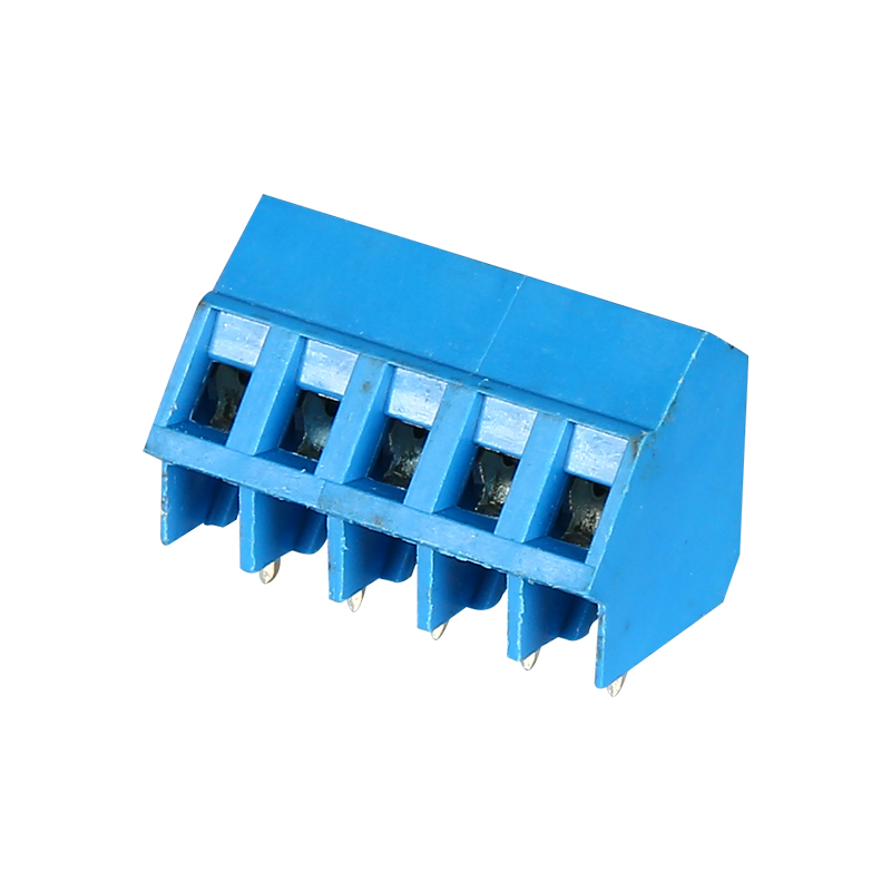 ဝက်အူဖြင့် 5.0mm Bleu PCB Terminal Block