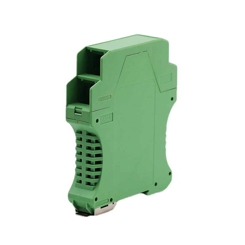 DIN Rail Green Module Housing Enclosure