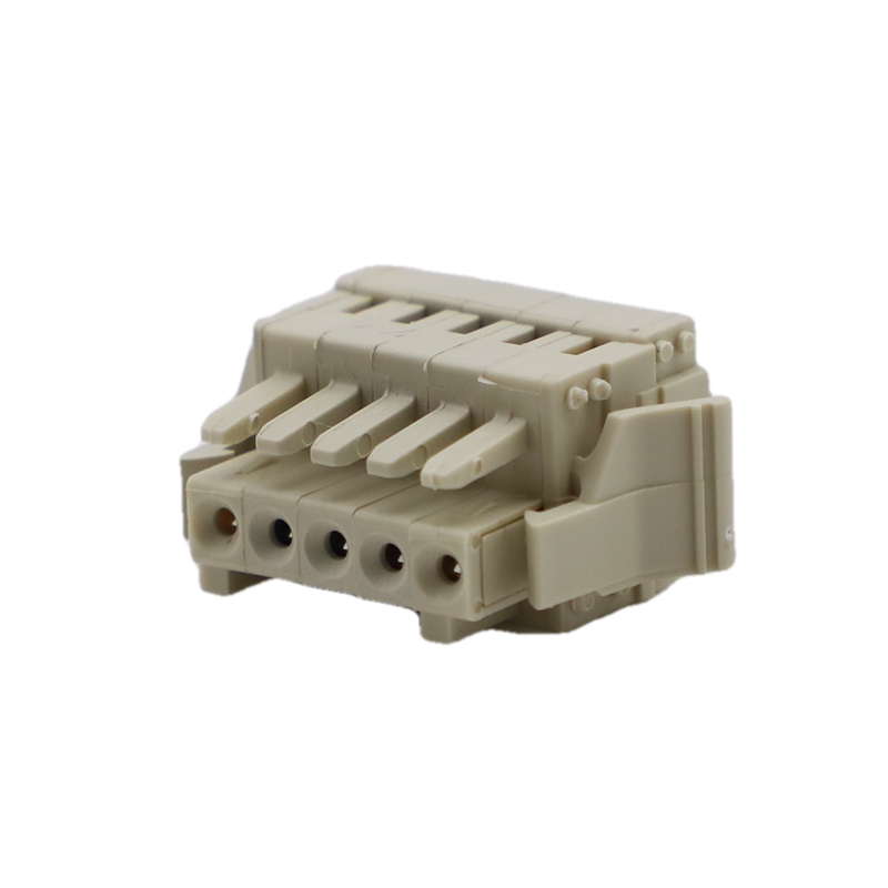 အလျားလိုက် အမျိုးသမီး 3.5mm 10A 5Pins Pluggable Terminal Block