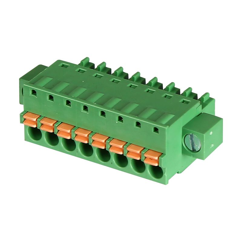 နားရွက် 5.0MM 8P Pluggable Terminal Block ဖြင့် Screwless